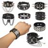 Women/Men Men Women Leather Wristband Men Women Gift Punk Style Leather Bracelet Cosplay Jewelry