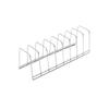 Multipurpose Plates Storage Rack Silver Bowls Plates Drainer Holder Dish Draining Rack  Kitchen