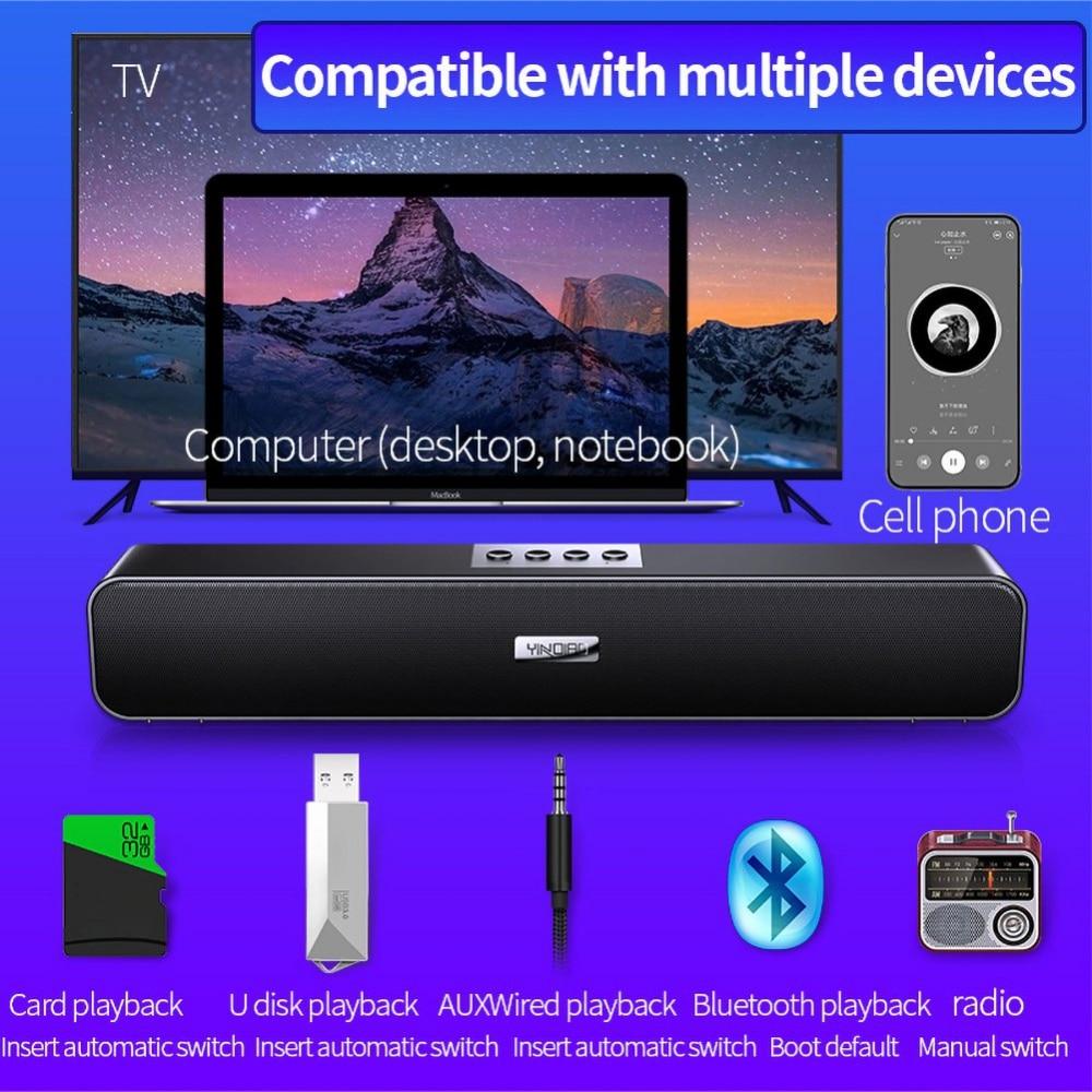 Soundbar for PC/Home Theater Wired Gaming Speaker USB Wired Speaker