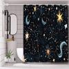 Starry Sky Modern Stye Bathing Curtain Bathroom Shower Curtain Waterproof With 12 Hooks Home Deco Free Ship