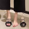 Sandals Women's Shoes New Styles Chunky Heel High Heels Slippers