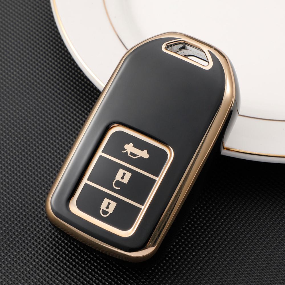 3 Buttons Fasion TPU Car Remote Key Fob Cover Case For Honda Accord EX EXL Civic Crv Hrv Pilot Ridgeline 2016 -2018 Pocketor