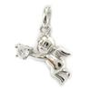 Les Trésors De Lily [M1712] - White 'Cupid' Silver Pendant