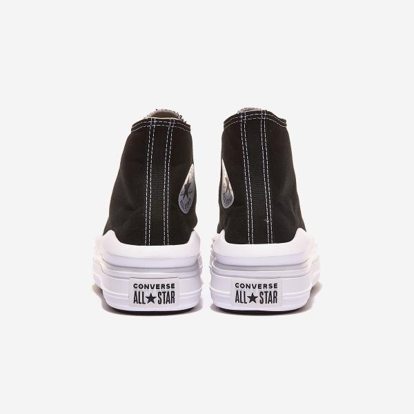 Converse Chuck Taylor All -Star Move Black High 568497C Flats Shoes