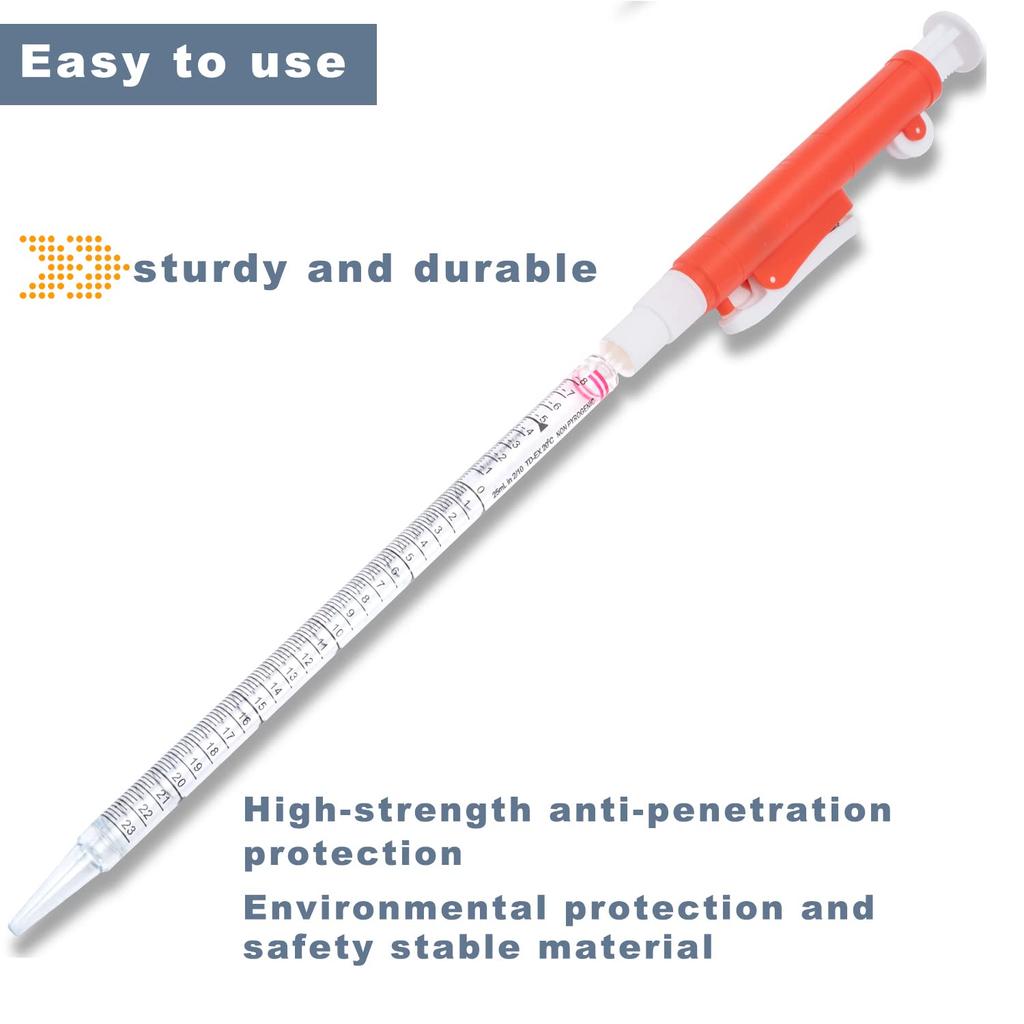 ONiLAB Pipette Pumps,Scientific Pipette Pump 2ml, Blue, for Disposable Plastic and Glass Pipettes