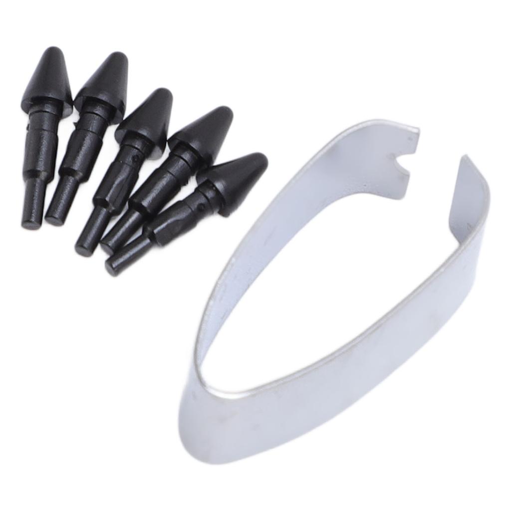 5pcs Stylus Pen Nibs Black 4096 Pressure Sensitivity Plastic Stylus Pen Replacement Tips for Note