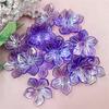 60Pcs Bracelet Necklace Acrylic Beads 22.8mm DIY Handmade For Jewelry Making Loose Spacer Beads Sun Flower Shape