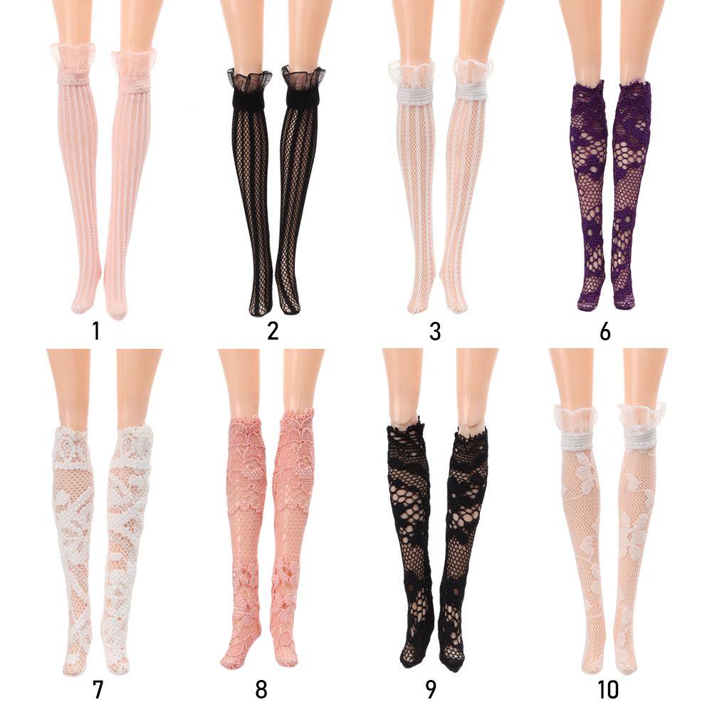Decoration Toys DIY Christmas Gift Doll's Clothes Accessories 1/6 Doll Stockings Lace Socks