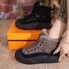 Cotton Shoes Women's Winter Plus Velvet Thickened High-top Thick-soled Snow Boots Sports and Leisure Non-slip Short Boots