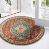Bohemian Ethnic Round Carpet - Retro Style for Bedroom, Living Room, and Tent