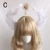 1 комплект Halo Crown Angel Feather Wings головной убор Halo Goddess головной убор KC головной убор аксессуары для головных уборов Готическая Лолита