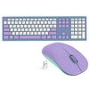 Full Size 2.4G Wireless Keyboard Mouse Combo Set with Number Pad for Computer Laptop PC Notebook Desktop Windows Russia Keyboard