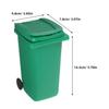 EXCEART 5pcs Mini Curbside Garbage Cans Desk Trash Can Trash Bins Pen Holder Desk Organizer Garbage Bin Recycle Can Mini Waste Basket with Lid Small