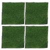4PCS Artificial Plant Grass Lawn Turf Carpet DIY Miniature Landscape Decoration 25x25cm