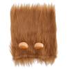 Lion Mane Wig Headgear Fancy Dress Up Halloween Clothes Mane Wig for Dogs Pet CostumeLight Brown L