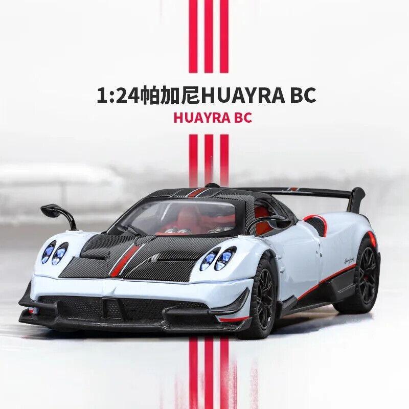 1/24 Pagani Huayra BC Alloy Car Model Diecast Toy Vehicle Sound Light
