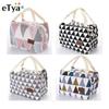 Women Lunch Box Bags Cotton Insulated Thermal Cooler Picnic Food Lunch Bags Fashion Tote Handbags