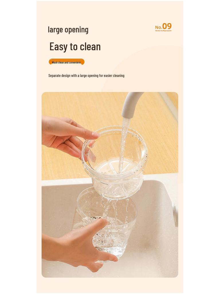 Airtight Plastic Pickle Jar - Food-Grade Kimchi & Vegetable Container