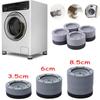4 Pcs Washing Machine Anti Vibration Pads Lifting Rubber Feet Anti Slip Mute Furniture Leveler Universal Dampers Fixed Base