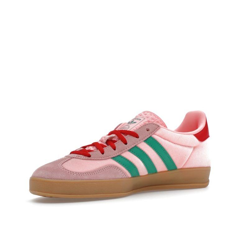 Adidas Gazelle Indoor Glow Pink Court Green Women Sneakers Gum JI2713