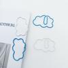 10Pcs Cute Simple Cloud-shaped Paperclips Girl Photo Memo Binder Clip Bookmark Reading Index Tab School Office Binding Supplies
