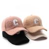 Hat Female Autumn and Winter Personalized Letter Embroidery Cap Outdoor Travel Cycling Cold and Warm Shade Baseball Cap
