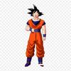 Patches For Clothes Bag Iron On Thermal Stickers Goku Con Fondo Transparente Goku Vegeta Pattern Washable Heat Transfer