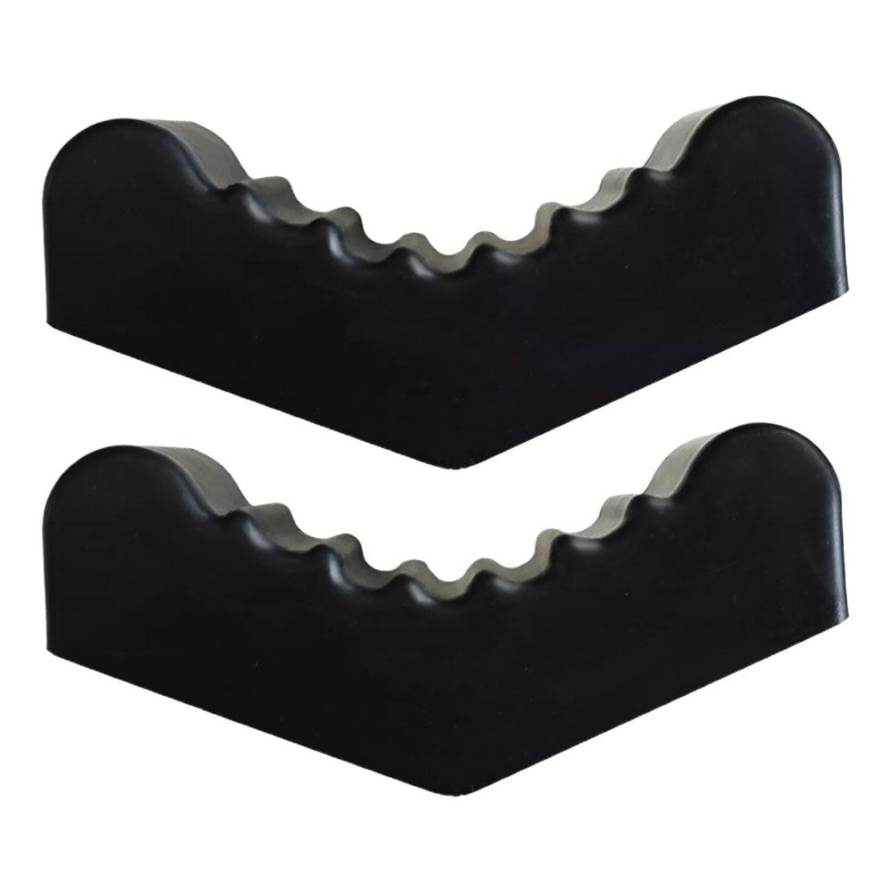 2pcs Rubber Jack Anti-slip Stand Cap  Pad Shaft Jack Pad Lifting Bracket Adapter Frame Guide Rail Protector Lifting Repair Tool