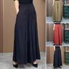 Women Pants Elastic High Waist Oversized Wide Leg Sporty Casual Style Trousers