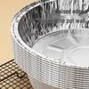 Household Aluminum Foil Round Baking Pan and Bowl for Air Fryer & Oven