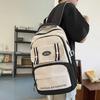 Contrast Color Student Schoolbag Women Large Capacity Backpack Men Computer Backpack