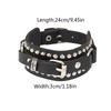 Women/Men Men Women Leather Wristband Men Women Gift Punk Style Leather Bracelet Cosplay Jewelry