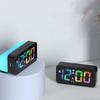New Creative Book Alarm Clock Intelligent Colorful LED Light Smart Clock Luxury Digital Electronic Alarm Clock Home Accessories