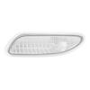 Car Left Side Marker 2038200721 Bumper Turn Signal Lamp Cover for MercedesBenz W203 CClass(White )