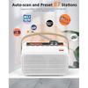 DAB FM Portable Radio with Bluetooth, Shortwave Transistor Radio with Best Reception,Digital LED Screen,Rechargeable Battery,White Noise,Alarm Clock