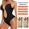 Women's U Plunge Strapless Backless Shapewear Seamless Thong Bodysuit V Neck Body Shaper Padded Bra Camisoles Crop Tops