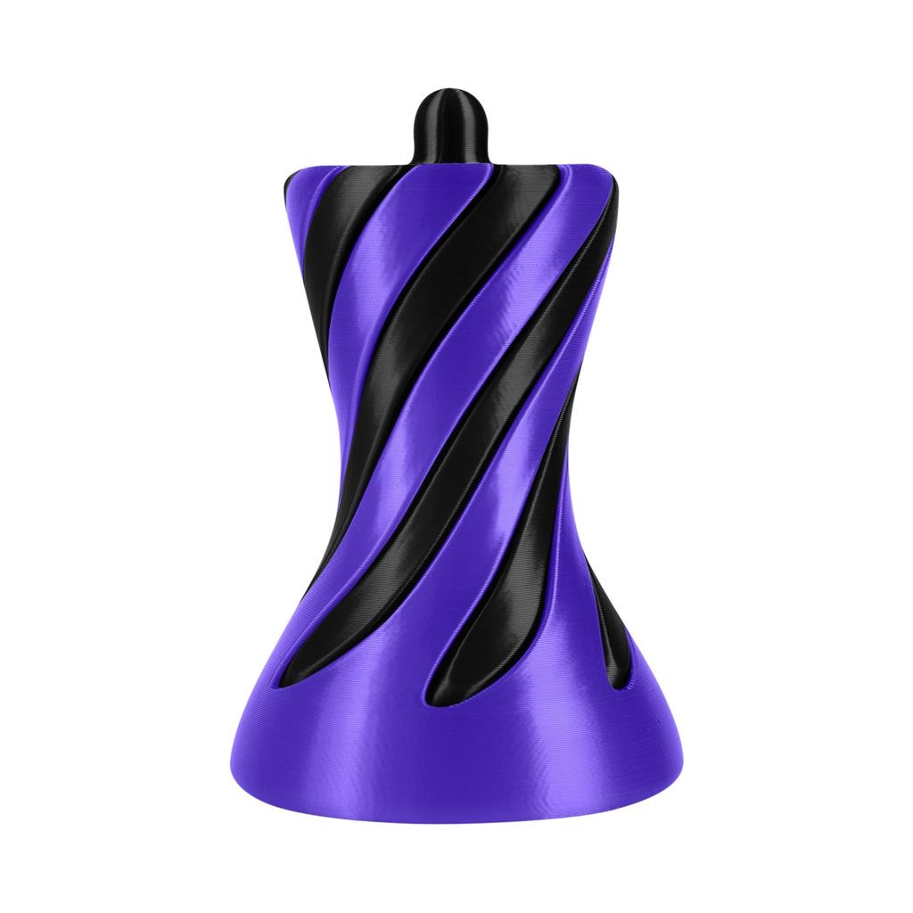 3d Printed Decompression Toy Spinning Spiral Penetrating Sculpture For Stress And Anxiety Relief