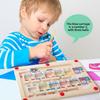 Wooden Sorting Color Classification Puzzle Kids Educational Parent Play Child