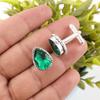 Rare Chrome Diopside Gemstone 925 Sterling Silver Handmade Cufflink For Husband CL-5-8