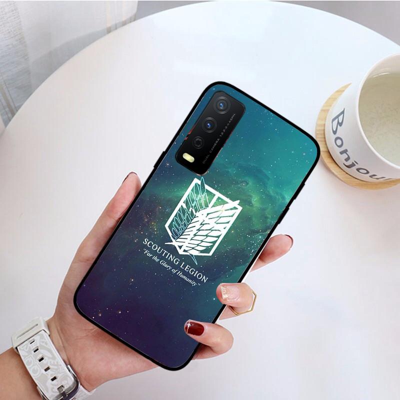 Anime Japanese Attack On Titan Phone Case for VIVO Y31 Y21 Y70 Y21S Y20 Y72 1907 Y12 Y11S Y53S Y33S Y55 Y76 Y51 Y15S Y01