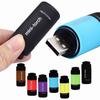 Led Light Usb Charger 0.3W 25Lum Portable Led Mini Torch Flashlight USB Rechargeable Keychain Black Blue Yellow Green Red