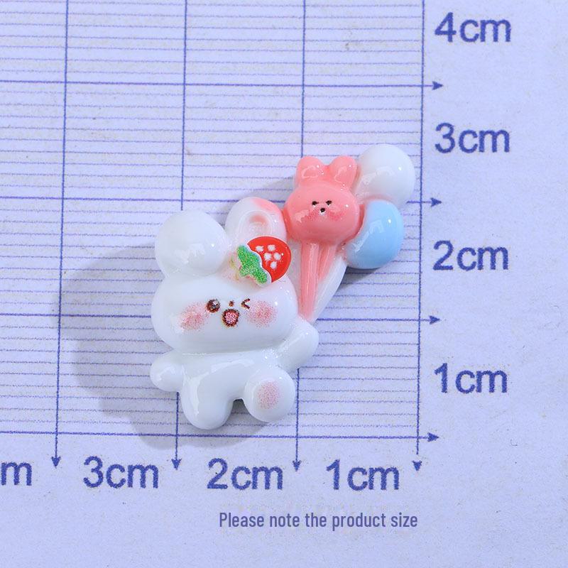 [Clearance] Shiny Kirby Resin Accessories: Rabbit, Bear, and Star Epoxy Phone Case, Hairpin, and Cream Glue