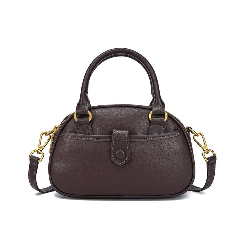 Cowhide Bag Women's Crossbody Handbag Niche Design Commuter Shoulder Underarm Bag