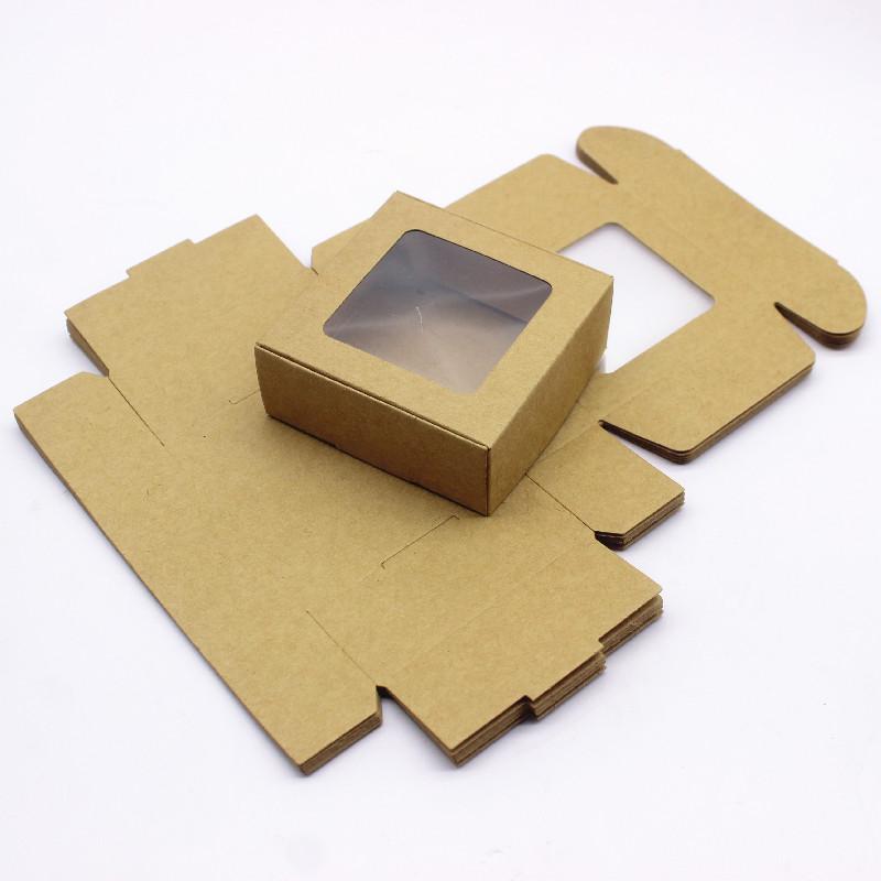 10 шт. бумажная подарочная упаковочная коробка 7,5x7,5x3 см белая самодельная рождественская коробка для украшения окна конфет свадебных сувениров ювелирных изделий для вечеринок