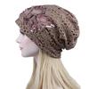 Women Lace Flower Slouchy Baggy Head Cap Chemo Beanie Cancer Hat Turban