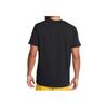 Under Armour Curry Series Logo Moisture-Wicking Crew Neck T-Shirt Men Tops Black 1387107-001