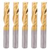 5 шт. Фрезы спиральные из быстрорежущей стали, фрезерные, набор концевых фрез для ЧПУ, 6 X 25 X 50 мм