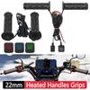 12V Electric Molded Grips Waterproof Motorcycle Heating Handlebar 22mm 3-Gear Electric Hot Heated Grip Winter Motorcycle Parts