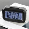 Plastic Digital Alarm Clock Silent LED Electronic Clock Creative Silent Snooze Clock  Date Display