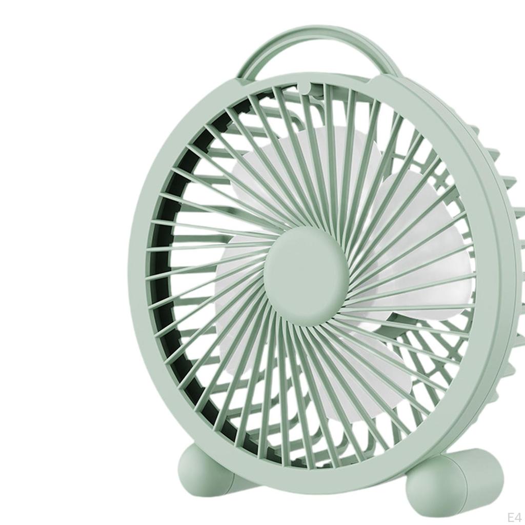 Desk Fan Air Cooling Decor Versatile Modern Lightweight Portable Personal Tabletop for Office